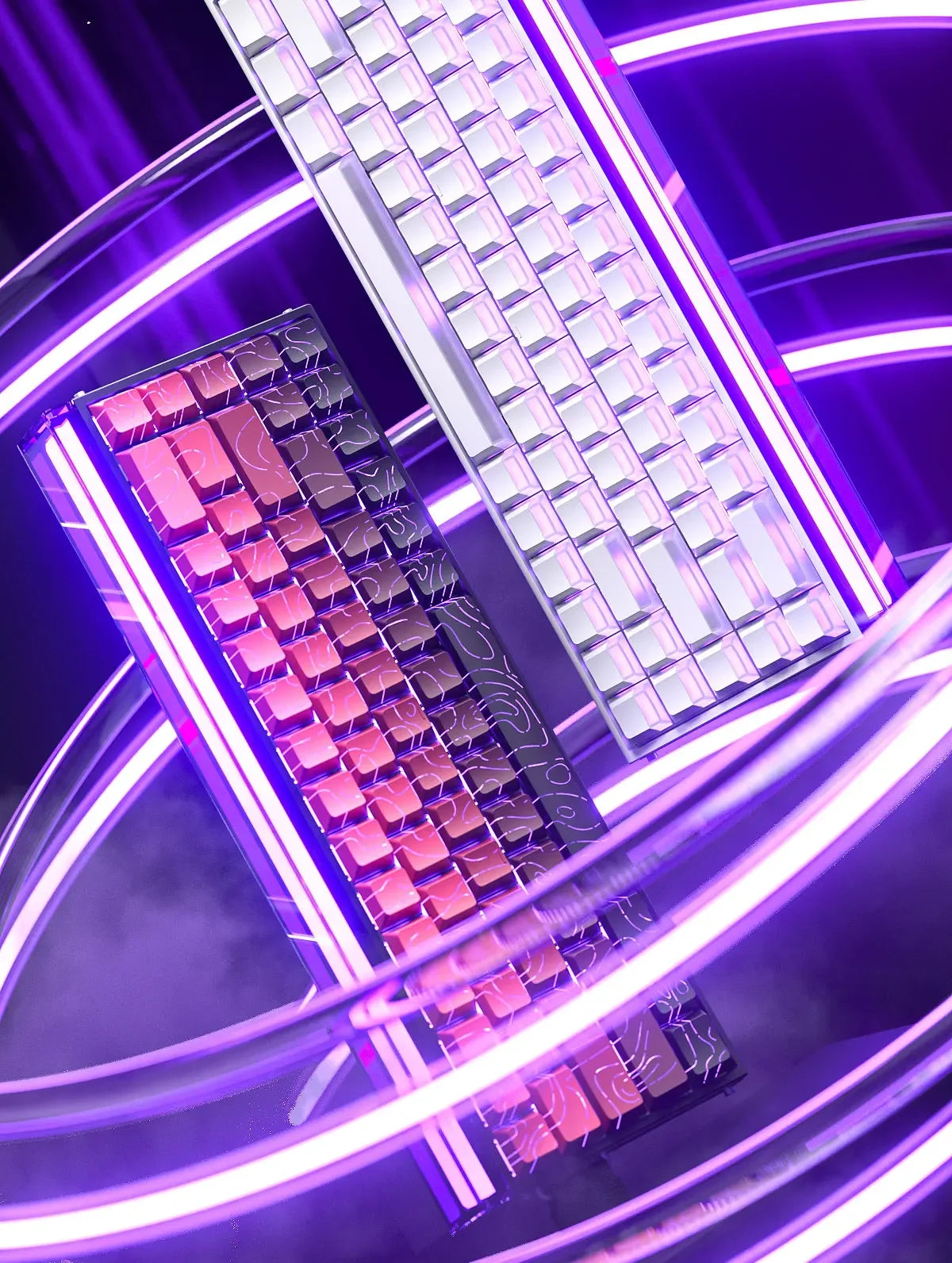 AULA HERO68 HE Tastiera con switch magnetici, Rapid Trigger, polling rate 8K, tastiera da gaming eSports RGB cablata meccanica