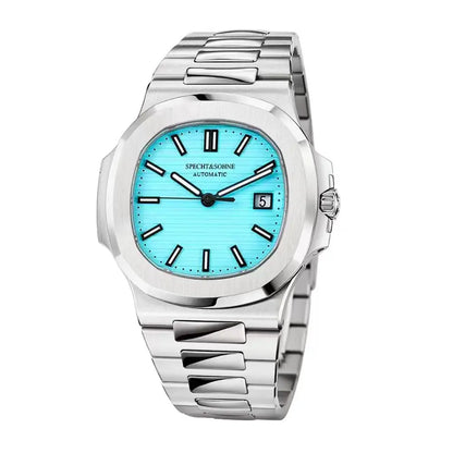 Specht&Sohne 2025 Nuevo reloj clásico de lujo para hombre, reloj automático para hombre en acero inoxidable con zafiro, 8215 reloj de pulsera mecánico