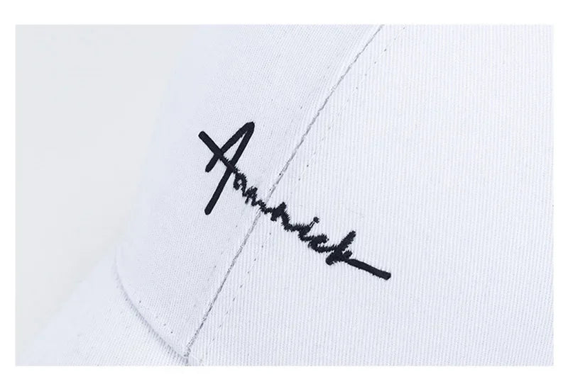 Men Women Embroidered Letter SunShade Breathable Baseball Cap Summer Outdoor Sport Sunscreen Curved Brim Adjustable Hat A31