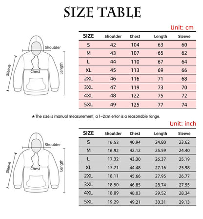Fashion Spring Autumn Wolf Animal Men's Hoodies 3D All Over Printed Sweatshirt Unisex Pullover Casual Jacket Streetwear Coat 4XL