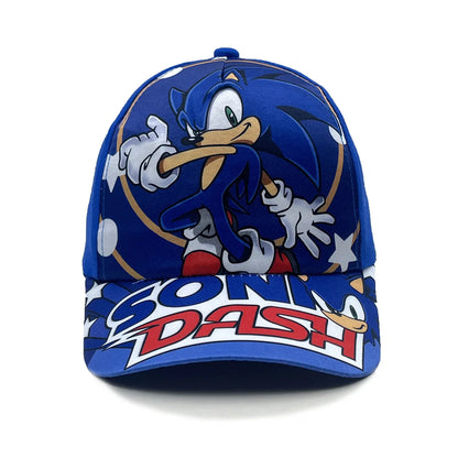 50–54 см Детска бейзболна шапка с мотиви от анимационния сериал „Sonic“ – аниме таралеж ShadowTails и Knuckles – шапка за слънцезащита, аксесоар, подарък