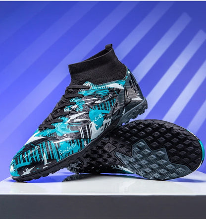 Tamanho 34-46 - Chuteiras de futebol para homem FG/TF, futsal, profissionais, unissexo, infantis, de treino, para exterior, para rapazes, ténis de futebol