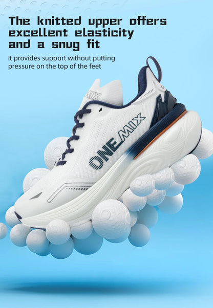 Scarpe da jogging e running ONEMIX Bumper Max unisex, sneaker leggere da strada resistenti all’usura, scarpe sportive fashion per il fitness