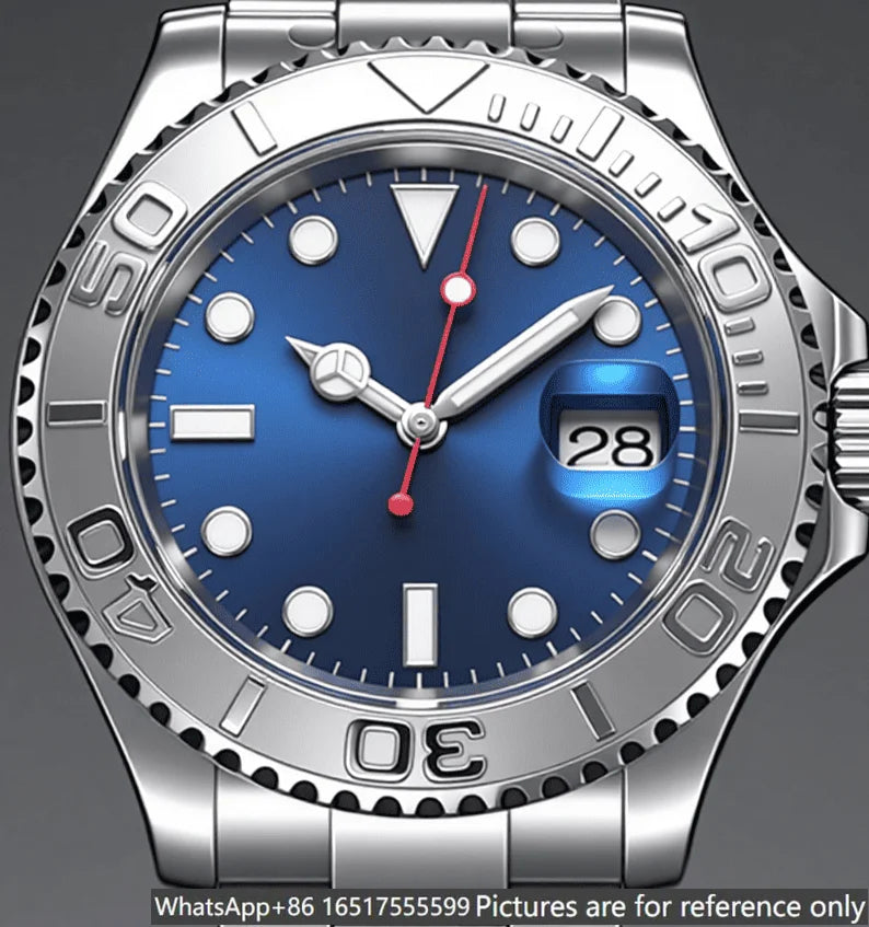 40mm Men's Automatic Movement 904l Stainless Steel Luxury Watches-r