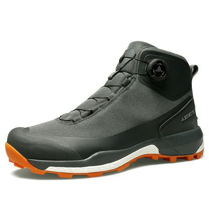 HUMTTO Hiking Shoes Men's Winter High-Top Warm Non-slip Hunting Shoes Women Outdoor Sports Cushioning Snow Boots Tactical Boots