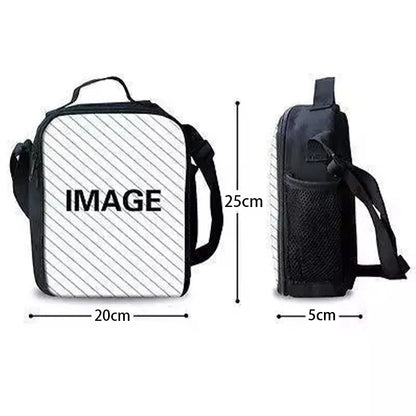 Hot Game FortniteS Child Insulated Large Capacity Bag for Boy and Girl Student Outdoor Picnic Resuable Thermal Cooler Lunch Box
