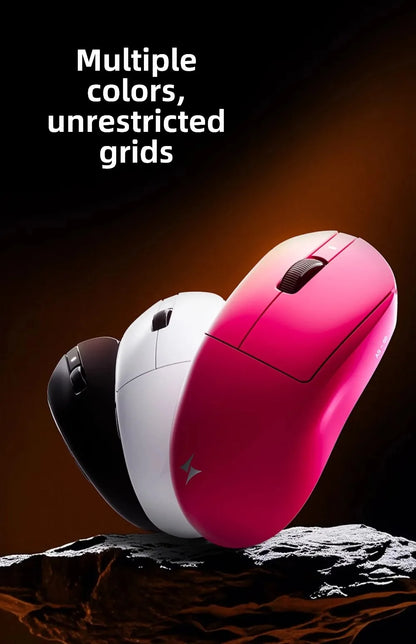 Mouse gaming wireless Bluetooth ATK Dragonfly A9, design ergonomico, risposta rapida, PAW3950 Ultra, 800mAh, leggero, 8KHz, eSport