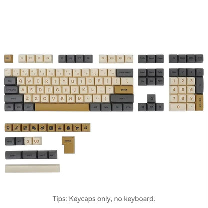 Juego de 125 teclas XDA PBT Matcha Green para teclado mecánico de 61/64/68/75/87/98/104/108 teclas compatible con Cherry/Gateron/Otemu/Kailh