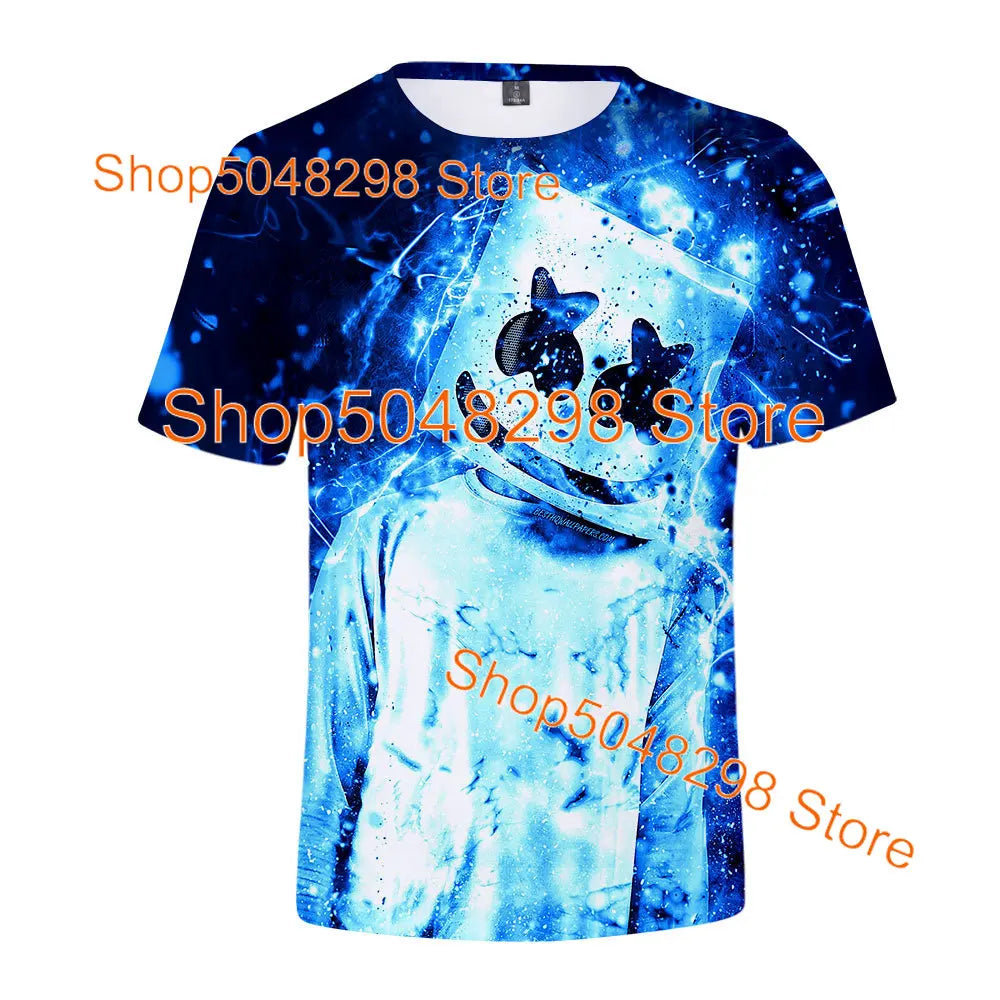 T-shirt Fortnite Bushranger per bambini, stampa 3D Banana Peely, T-shirt da uomo e donna, maglietta Battle Royale, top estivo, regalo di compleanno