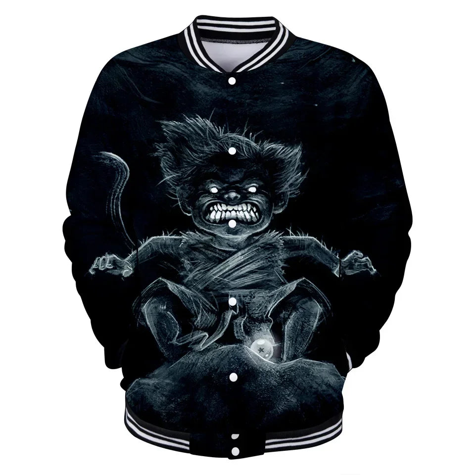 Dragon Ball Goku Kid Men Zipper Hoodie Cartoon Japan Style Anime Women Sweatshirt 2025 New Fashion Children Jackets Coat