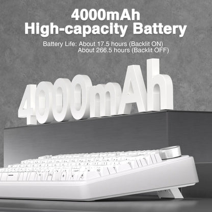 AULA F75 Pro Teclado mecánico gaming inalámbrico con montaje gasket, RGB personalizable, distribución 75% y teclas PBT con grabado lateral