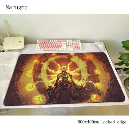 Alfombrilla de ratón gaming Overwatch 80x40cm, alfombrilla grande para ratón, regalo de Halloween, tapete gamer amplio para escritorio de ordenador, mousepad para notebook y PC