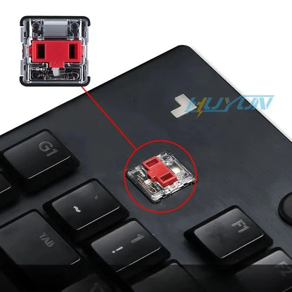 Tasti per tastiera meccanica da gaming wireless compatibili con Logitech G913TKL, G915, G813 e G815 RGB trasparente