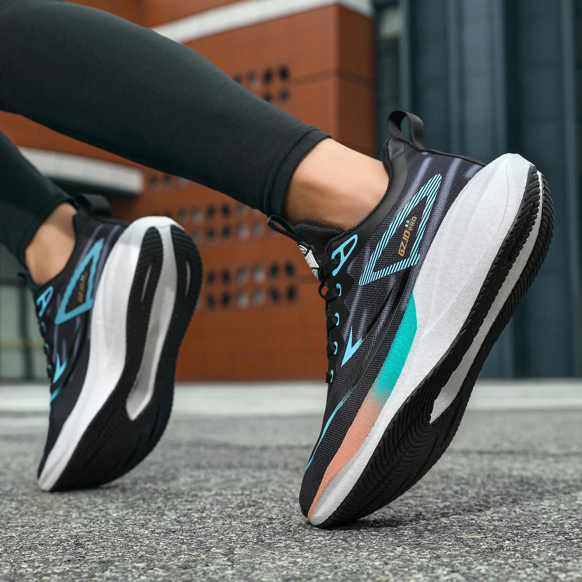 Unisex Sports Shoes Soft Flat Bottomed Shock-absorbing Light Outdoor Fitness Shoes Summer Versatile Daily Training Sports Shoes