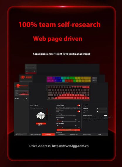 FGG Madlions Mad60 Mad68 He Mechanical Keyboard Magnetic Switch 8k Wired Rgb Hot Swap Custom Keyboard Esport Game Gift Accessory