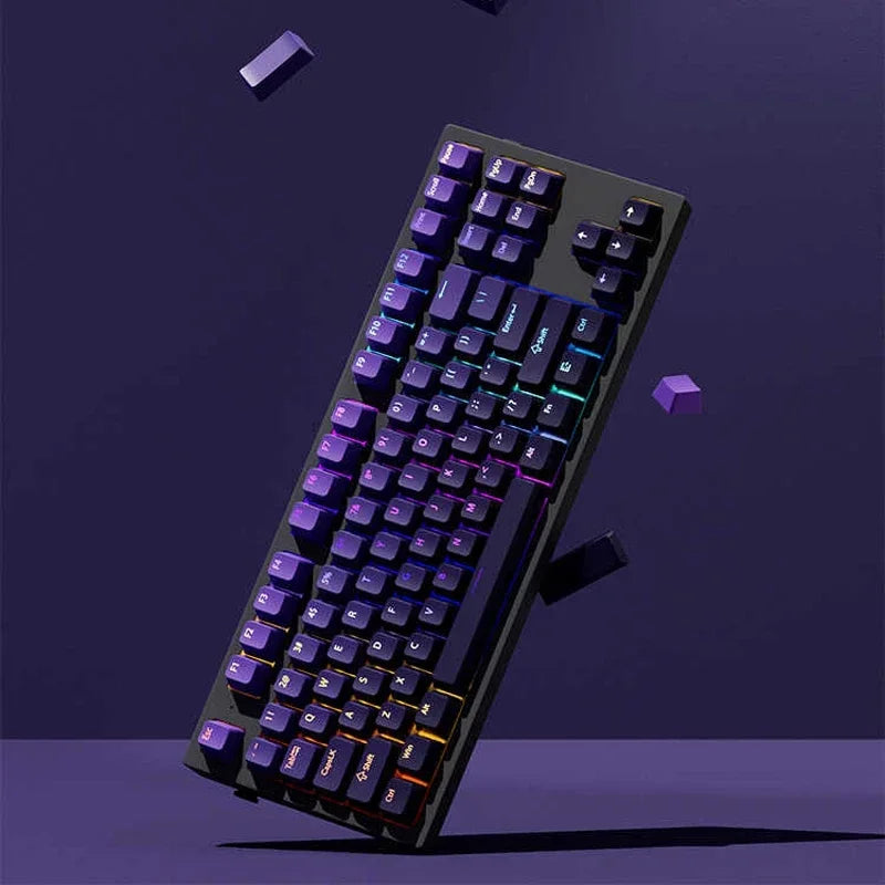 133+ tasti OEM Profile Gradient Keycaps per tastiera meccanica da gaming con switch Cherry MX, PBT retroilluminati RGB, layout ISO, keycap