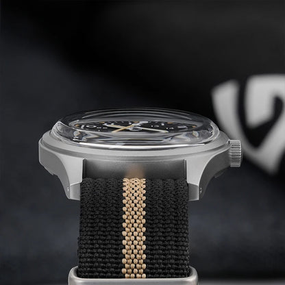 Militado ML07 Quartz Watch VH31 Sweep Movement Domed Sapphire Crystal Luminous 10Bar Waterproof 36mm Vintage Mens Watches