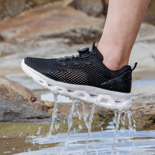 2026 Men Women Quick-Dry Wading Shoes Water Breathable AquaIn Upstream Antiskid Outdoor Sports Wearproof Beach Sneakers 39-46