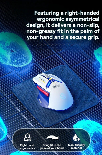 Tri-Mode Connection 10000DPI 2.4G Wireless Bluetooth Gaming Mouse PMW3325 RGB  Light For PC Gaming Laptop and MAC