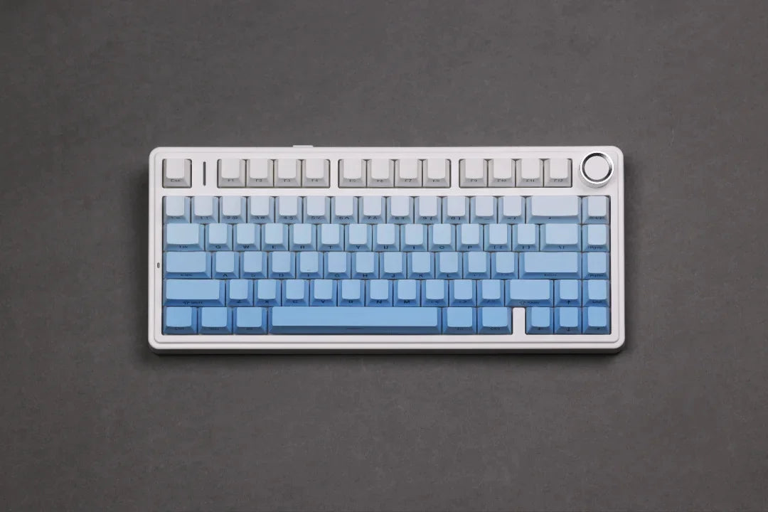 AULA F75 Pro Teclado mecánico gaming inalámbrico con montaje gasket, RGB personalizable, distribución 75% y teclas PBT con grabado lateral