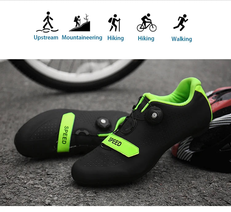 Cycling Sneakers Breathable MTB Shoes for Men and Women Trail Mountain Bicycle Riding Shoes Sport Road Bike Shoes SPD Pedal Cycle Shoes