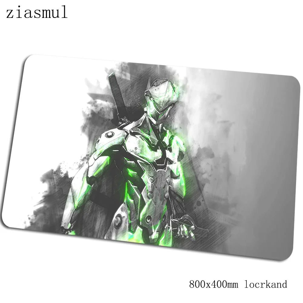 Tapete de rato Overwatch 800x400x3mm — bestseller, tapete gaming grande para rato e teclado, acessórios gaming para PC gamer