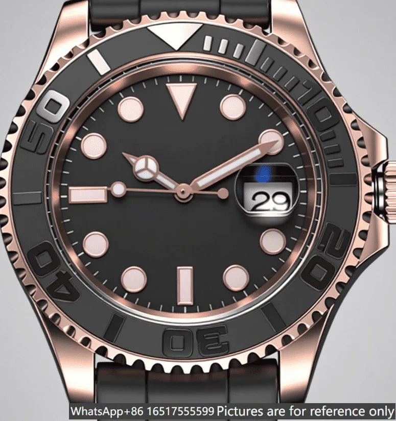 40mm Men's Automatic Movement 904l Stainless Steel Luxury Watches-r