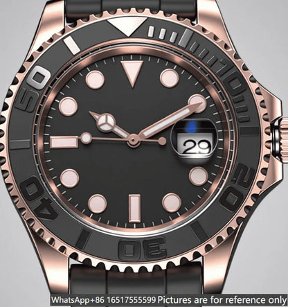 40mm Men's Automatic Movement 904l Stainless Steel Luxury Watches-r