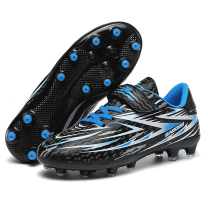 Nouvelles chaussures de football pour enfants, crampons antidérapants pour terrain de football, chaussures de football pour enfants, bottes de football d'intérieur, baskets professionnelles rapides, pointures 28-39.