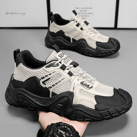 2026 New Casual Leather Outdoor Shoes British Style High Quality Mens Non Slip Designer Walking Flats Fashion Thick Bottom Shoes