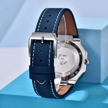 Reloj de lujo cuadrado de cuarzo PAGANI DESIGN 2026 para hombre, cristal de zafiro AR, movimiento japonés, luminoso, acero 316L completo