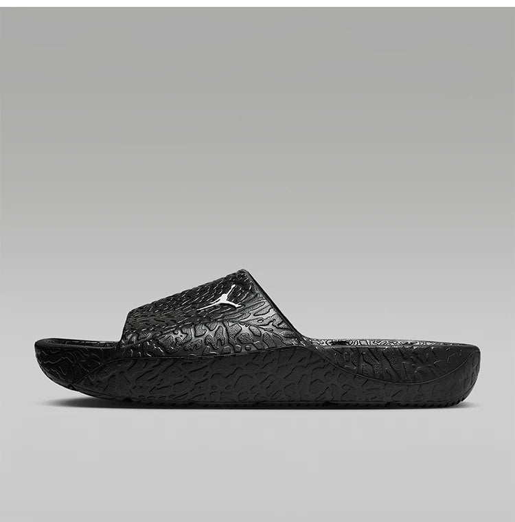 Sandalias de baño Nike Genuine Jordan para hombre con textura agrietada HQ2163-001