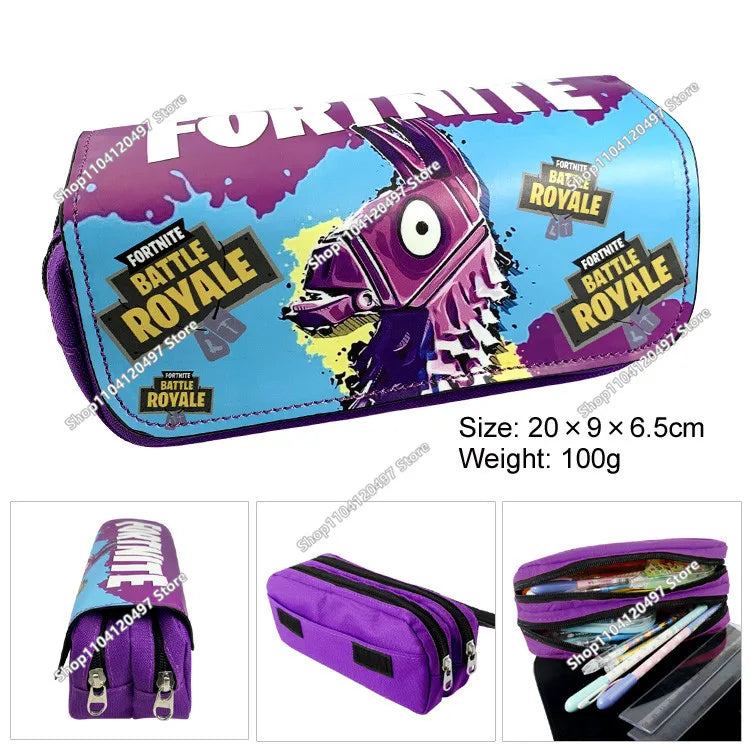 Carteras Fortnites para niños, monedero Anime Fortress Night, tarjetero de dibujos animados, bolso corto de cuero, cartera plegable de moda, regalo para niños