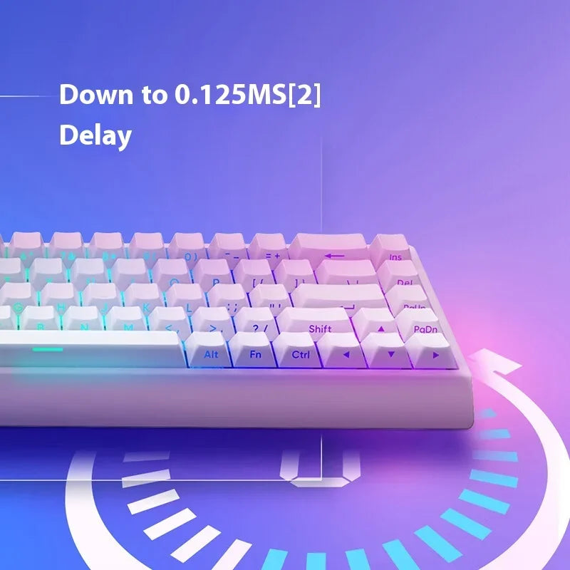 Tastiera meccanica IROK Carotmas Mercury68 con switch magnetici 8K, 68 tasti, RT 0.004mm, bassa latenza, gaming cablata personalizzata per PC, ideale come regalo