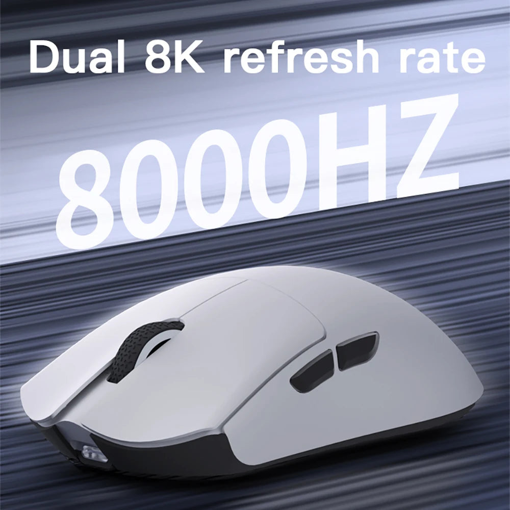 Darmoshark M3 V2 Gaming Mouse Double 8K Wireless Tri Mode 26KDPI PAW3395 Sensor Big Hand Game Macro Mouse For Computer Laptop PC