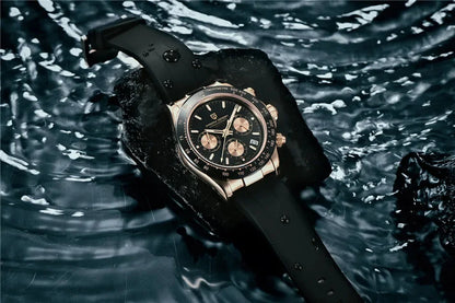 Nuovo originale PAGANI DESIGN PD-1664 orologio da uomo di lusso, movimento al quarzo giapponese VK63, zaffiro, impermeabile, cronografo, oro