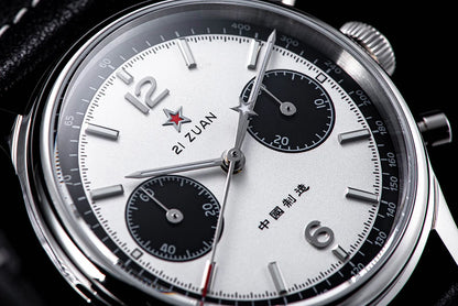 1963 Panda Pilot Chronograph Watch Men 40mm Air Force Sapphire Senior  ST1901 Mechanical Wristwatches Retro Clock Reloj Hombre