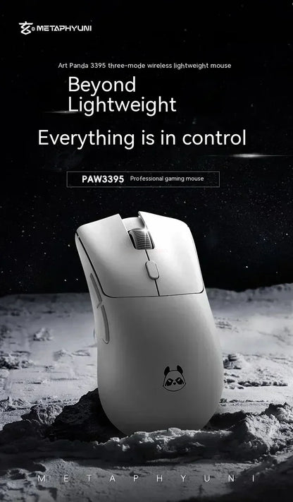 Ratón inalámbrico Metaphyuni Metapanda P1 Pro Max, PAW3395, baja latencia, ligero, para e-sports y gaming, ergonómico, regalo para gamer de PC