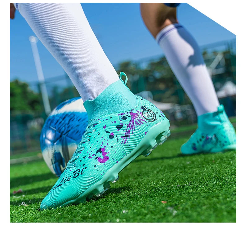New Men Professional Soccer Shoes Non-slip Football Boots Unisex Breathable Futsal Sports New Cleats Drop Shipping Ultralight