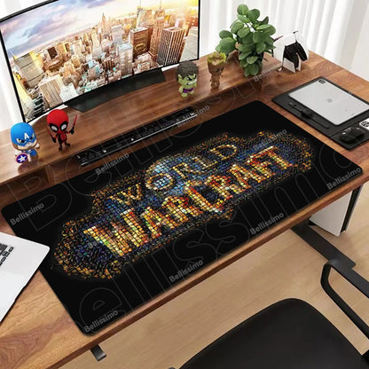 World Of Warcraft 90x40 stor gaming-musemåtte til spilbord, Csgo, naturgummimåtte, Grande Gamer, XXL computermusemåtte