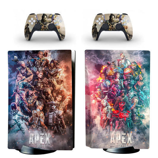 APEX Legends PS5 Disc Skin Sticker Decal Cover for Console and 2 Controllers PS5 Disk Skin Vinyl