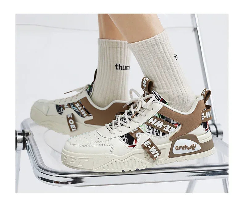 New Skateboard Men's Shoes Summer Sneakers Leather Casual Fashion Outdoor Running Sports Hiking Tennis Platform Designer Luxury