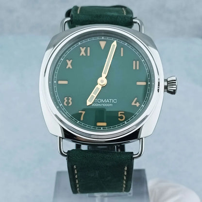 46mm Men's Watch Manual Winding Seagull ST3600 Movement Sapphire Glass Waterproof 316L Stainless Steels Custom Watch