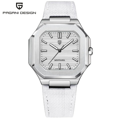 PAGANI DESIGN New V2 Men's Square Quartz Watch Top Luxury Brand Sports Waterproof Sapphire Stainless Steel Quartz Watch