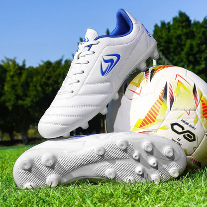 Nouvelles chaussures de football pour hommes, chaussures de soccer d'extérieur TF FG, crampons pour terrain en herbe, chaussures d'entraînement confortables, chaussures de match, futsal, chaussures de sport respirantes pour
