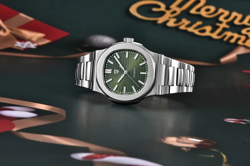 PAGANI DESIGN 2026 Nuovo orologio automatico di lusso da uomo, orologio da polso meccanico in acciaio inossidabile con vetro zaffiro, quadrante tonneau 40MM