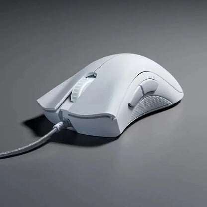 Ratón gaming con cable Razer DeathAdder Essential / Ratón con cable 6400DPI con 5 botones independientes para portátil y PC gamer
