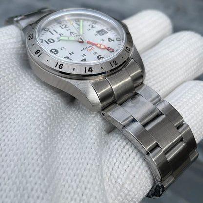 Relógio de pulso mecânico STEELFLIER Official SF792 GMT, movimento NH34, luminescência Super BGW9 C3, resistente à água até 200M, relógio de mergulho de luxo para homem