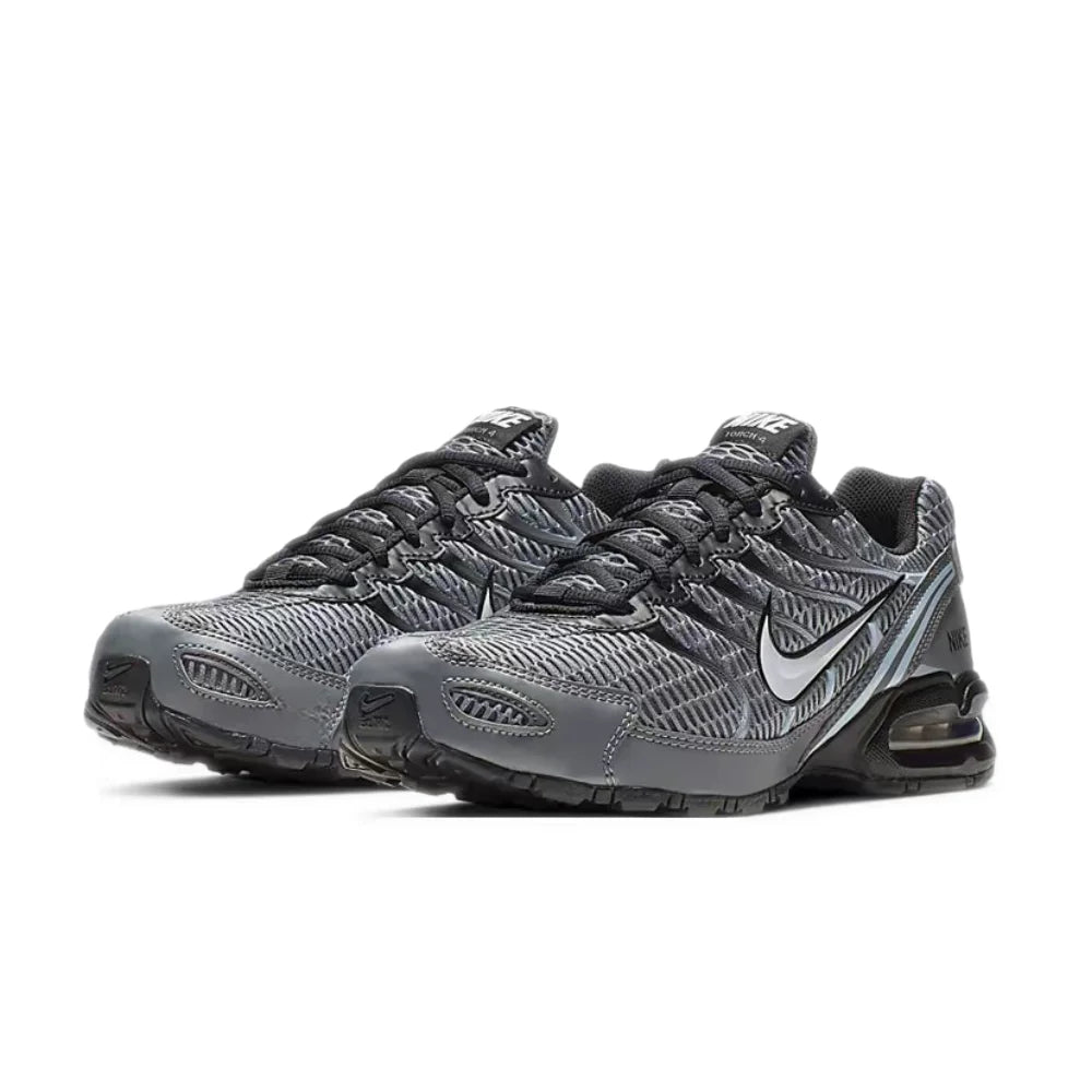 Nike Air Max Torch 4 Men's Low-Top Running Shoes – Gray/Silver, Casual Fabric, Breathable Mesh & Long-Lasting Wear 343846-012