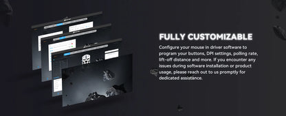 ATTACK SHARK R3 8KHz Magnesium Alloy Mouse, PixArt PAW3395 Sensor, up to 26000 DPI, 2.4G/BT/Wired, 46g superlight, for PC/Mac